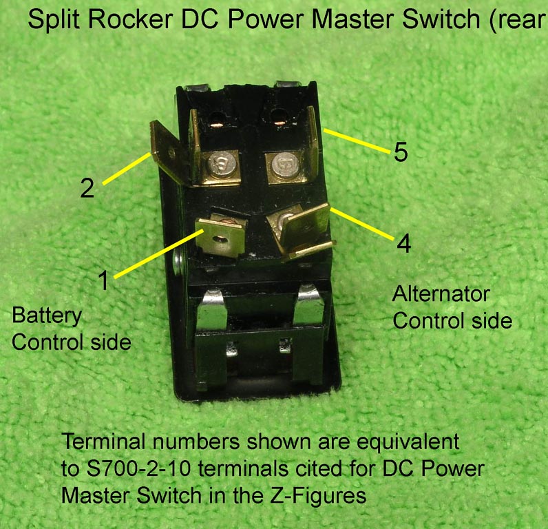 Split Rocker Switch Aeroelectric -